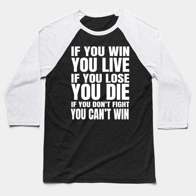 Eren Quote AOT Baseball T-Shirt by Altaf-Aji